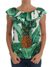 Load image into Gallery viewer, Dolce & Gabbana Elegant Sequined Pineapple Blouse