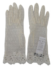 Load image into Gallery viewer, Dolce & Gabbana Chic White Wrist Length Gloves