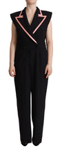 Load image into Gallery viewer, Dolce & Gabbana Black Wool Blend Sleeveless Jumpsuit Dress