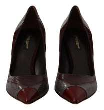 Load image into Gallery viewer, Dolce & Gabbana Multicolor Exotic Leather Heels Pumps