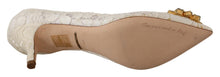 Load image into Gallery viewer, Dolce & Gabbana Elegant Lace Heels with Crystal Accents