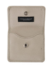 Load image into Gallery viewer, Dolce & Gabbana Chic White Leather Condom Case Wallet