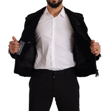 Load image into Gallery viewer, Dolce & Gabbana Sleek Black Cotton Biker Jacket