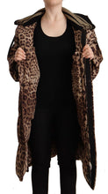Load image into Gallery viewer, Dolce & Gabbana Elegant Leopard Print Long Jacket