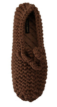 Load image into Gallery viewer, Dolce & Gabbana Elegant Wool Knit Ballerina Flats