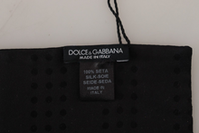 Load image into Gallery viewer, Dolce & Gabbana Elegant Silk-Wool Fringed Scarf in Dark Blue