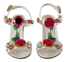 Load image into Gallery viewer, Dolce & Gabbana Keira Crystal-Embellished Ankle Strap Heels