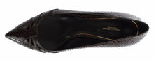 Load image into Gallery viewer, Dolce & Gabbana Chic Brown Leather Kitten Heel Pumps