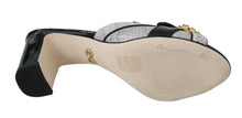 Load image into Gallery viewer, Dolce & Gabbana Crystal-Embellished Exotic Leather Sandals