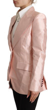 Load image into Gallery viewer, Dolce & Gabbana Elegant Pink Silk Blazer Jacket