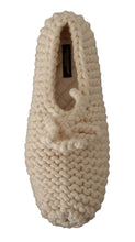 Load image into Gallery viewer, Dolce & Gabbana Chic Wool Knit Ballerina Flats