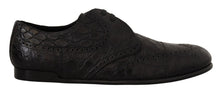 Load image into Gallery viewer, Dolce & Gabbana Exquisite Exotic Leather Derby Shoes