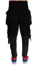 Load image into Gallery viewer, Dolce & Gabbana Elegant Black Cargo Corduroy Pants