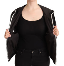 Load image into Gallery viewer, Dolce & Gabbana Elegant Black Bomber Jacket with Hood