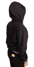 Load image into Gallery viewer, Dolce & Gabbana Elegant Black Bomber Jacket with Hood
