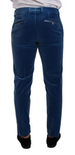 Load image into Gallery viewer, Dolce & Gabbana Elegant Velvet Blue Slim Fit Suit