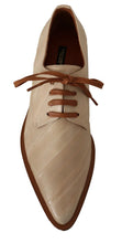 Load image into Gallery viewer, Dolce & Gabbana Elegant Beige Eel Leather Formal Flats