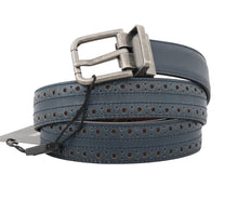 Load image into Gallery viewer, Dolce & Gabbana Elegant Blue Leather Men's Belt