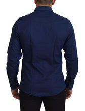 Load image into Gallery viewer, Dolce & Gabbana Elegant Blue Slim Fit Cotton Dress Shirt