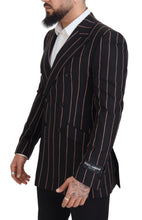 Load image into Gallery viewer, Dolce & Gabbana Elegant Slim Fit Double-Breasted Black Blazer