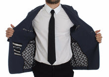 Load image into Gallery viewer, Dolce & Gabbana Elegant Blue Cotton Stretch Blazer Jacket