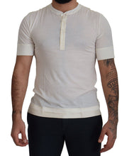 Load image into Gallery viewer, Dolce & Gabbana Elegant Off-White Silk Blend Crew Neck Tee