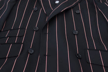 Load image into Gallery viewer, Dolce & Gabbana Elegant Slim Fit Double-Breasted Black Blazer