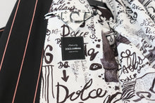 Load image into Gallery viewer, Dolce & Gabbana Elegant Slim Fit Double-Breasted Black Blazer