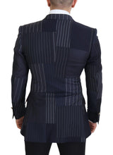 Load image into Gallery viewer, Dolce & Gabbana Navy Blue Double Breasted Slim Fit Blazer