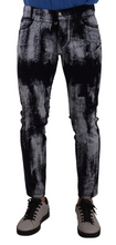 Load image into Gallery viewer, Dolce & Gabbana Blue and White Skinny Stretch Jeans