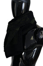 Load image into Gallery viewer, Dolce & Gabbana Elegant Wool Scarf in Black & Green