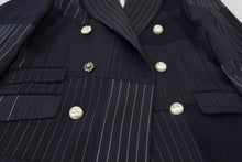 Load image into Gallery viewer, Dolce & Gabbana Navy Blue Double Breasted Slim Fit Blazer