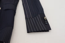 Load image into Gallery viewer, Dolce & Gabbana Navy Blue Double Breasted Slim Fit Blazer