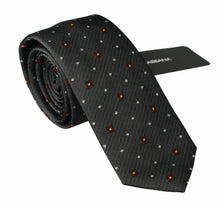 Load image into Gallery viewer, Dolce & Gabbana Elegant Gray Patterned Silk Blend Neck Tie