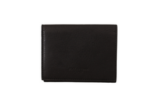 Load image into Gallery viewer, Dolce & Gabbana Elegant Black Leather Multi-Kit Trifold Wallet