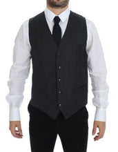 Load image into Gallery viewer, Dolce & Gabbana Gray Wool Formal Dress Vest Gilet Weste