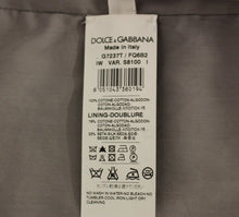 Load image into Gallery viewer, Dolce & Gabbana Gray Cotton Slim Fit Button Front Dress Vest
