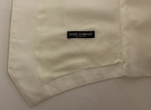 Load image into Gallery viewer, Dolce & Gabbana White Cotton Silk Blend Dress Vest Blazer