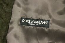 Load image into Gallery viewer, Dolce & Gabbana Green Corduroys Single Breasted Vest
