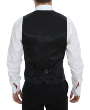 Load image into Gallery viewer, Dolce & Gabbana Black Striped Wool Silk Dress Vest Gilet
