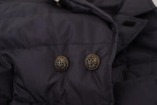 Load image into Gallery viewer, Dolce & Gabbana Blue Silk Goat Coat Blouson Winter Jacket