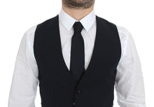 Load image into Gallery viewer, Dolce & Gabbana Blue Wool Formal Dress Vest Gilet
