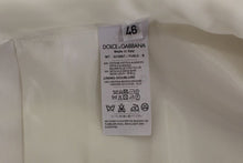 Load image into Gallery viewer, Dolce & Gabbana White Cotton Silk Blend Dress Vest Blazer