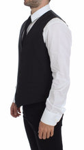 Load image into Gallery viewer, Dolce & Gabbana Gray Slim Fit Button Front Dress Formal Vest