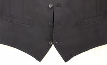 Load image into Gallery viewer, Dolce & Gabbana Gray Striped Wool Silk Dress Vest Gilet