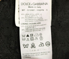 Load image into Gallery viewer, Dolce & Gabbana Black Striped Wool Logo Vest Gilet Weste
