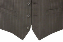 Load image into Gallery viewer, Dolce & Gabbana Black Striped Stretch Dress Vest Gilet