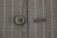 Load image into Gallery viewer, Dolce & Gabbana Gray Striped Wool Logo Vest Gilet Weste