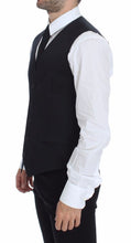Load image into Gallery viewer, Dolce & Gabbana Blue Cotton Stretch Dress Vest Blazer