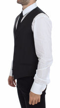 Load image into Gallery viewer, Dolce & Gabbana Gray Wool Stretch Dress Vest Jacket Blazer